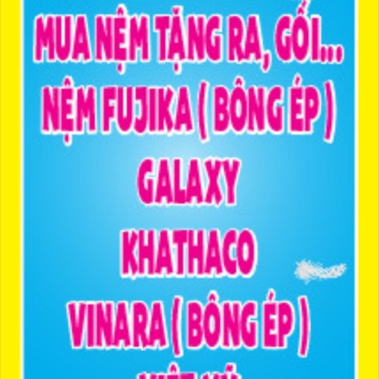 CÁC LOẠI NỆM