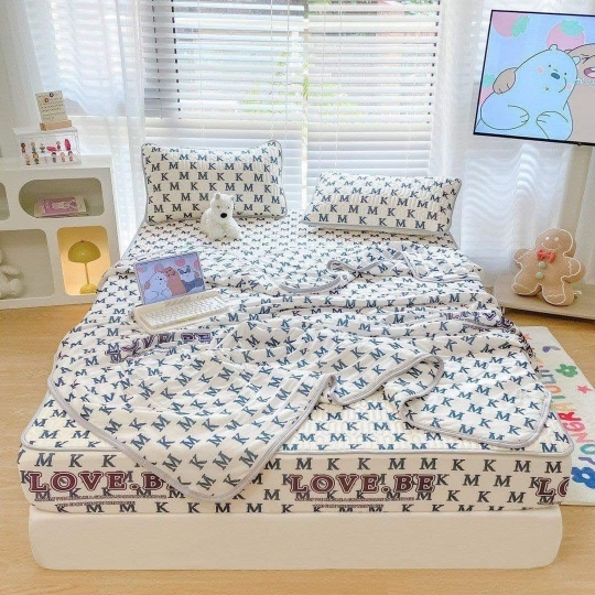 Chiếu Điều hòa cao su, kèm chăn có đủ size M6,M8,2M2