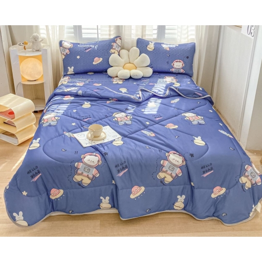 Chiếu Điều hòa cao su, kèm chăn có đủ size M6,M8,2M2