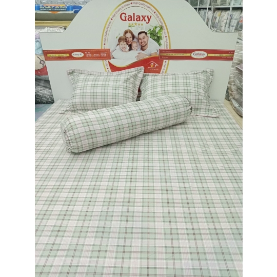 Bộ Ra gối 4 món coton kẻ sọc
